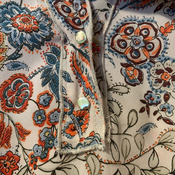 Zara Floral Tunic Blouse - Picture 3 of 8